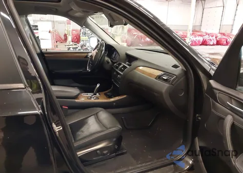 2011 BMW X3 xDrive28I из США, поврежденный, VIN 5UXWX5C54BL707922